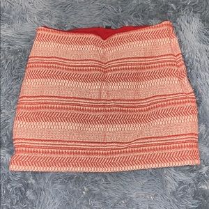 Banana Republic Red Miniskirt